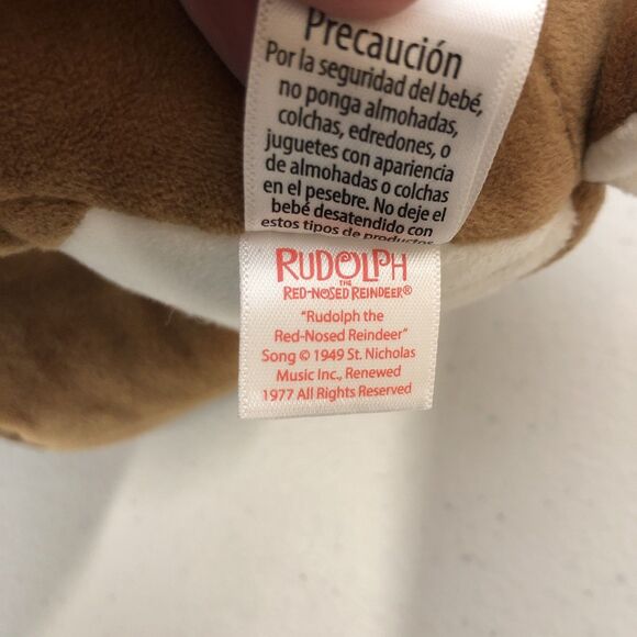 Rudolph The Red Nosed Reindeer Plush 10 inch Light Up Musical Christmas Plush - Picture 9 of 9